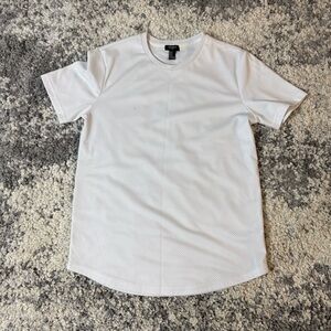 Forever 21 Men, Men’s Short Sleeve Jersey Tshirt in White, Medium